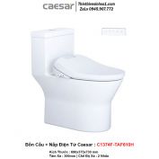 Bồn Cầu Nắp Rửa Điện Tử Caesar C1374F-TAF610H