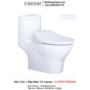 Bồn Cầu Nắp Rửa Điện Tử Caesar C1375F-TAF610H