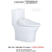 Bồn Cầu Nắp Rửa Điện Tử Caesar C1391F-TAF610H