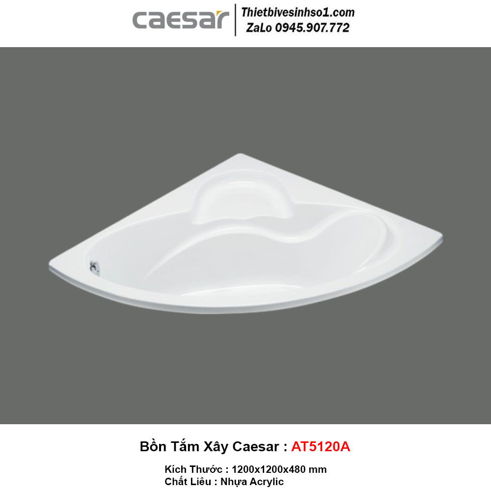 Bồn Tắm Xây Caesar AT5120A