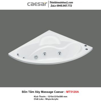 Bồn Tắm Xây Massage Caesar MT5120A