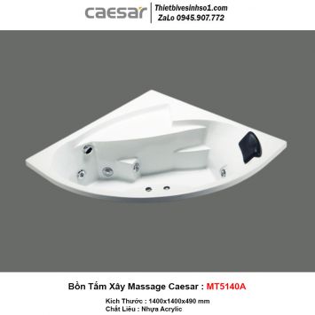 Bồn Tắm Xây Massage Caesar MT5140A
