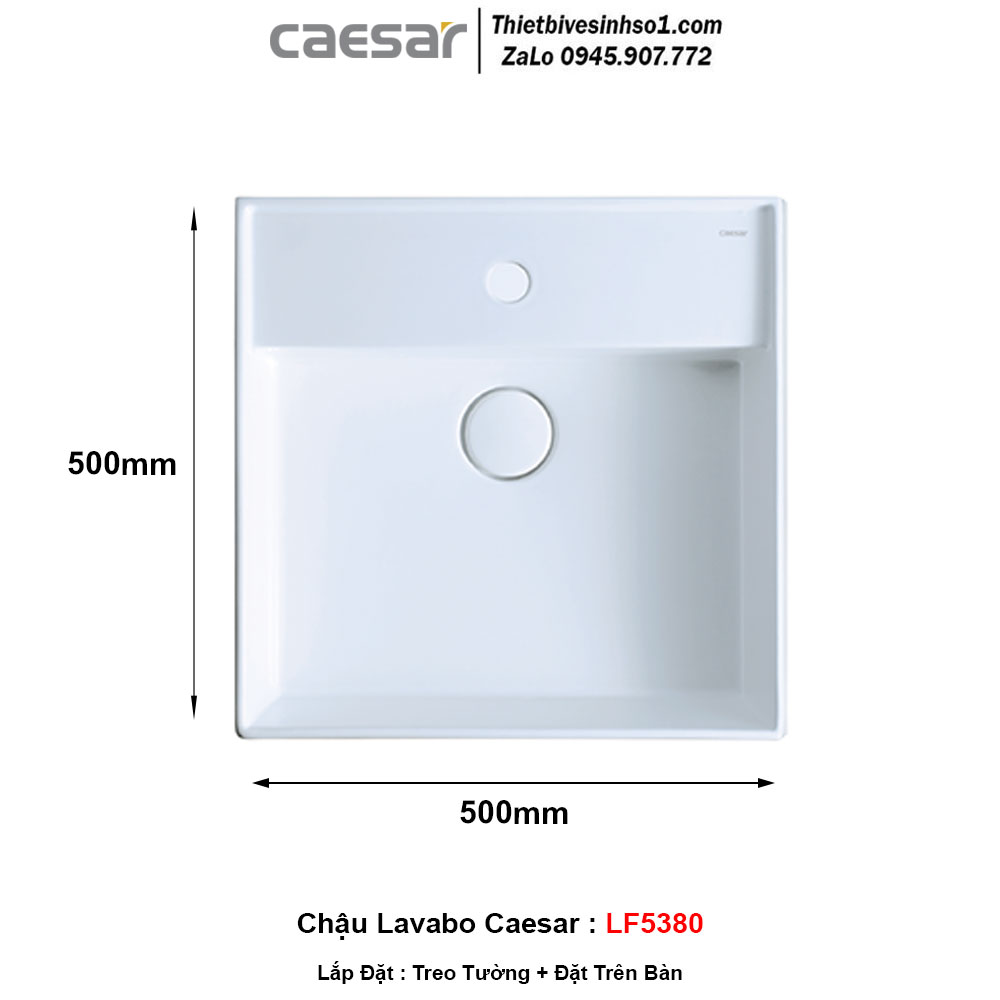 Chậu Lavabo Caesar LF5380