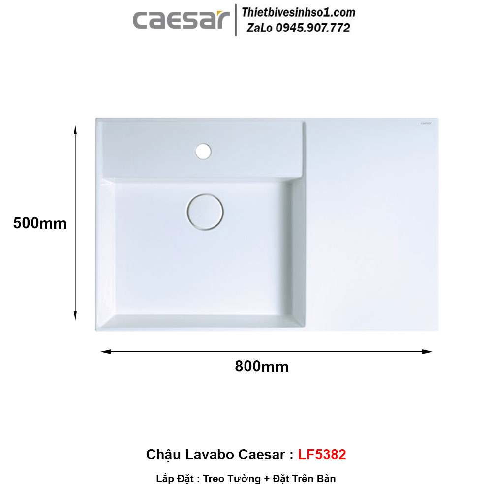 Chậu Lavabo Caesar LF5382