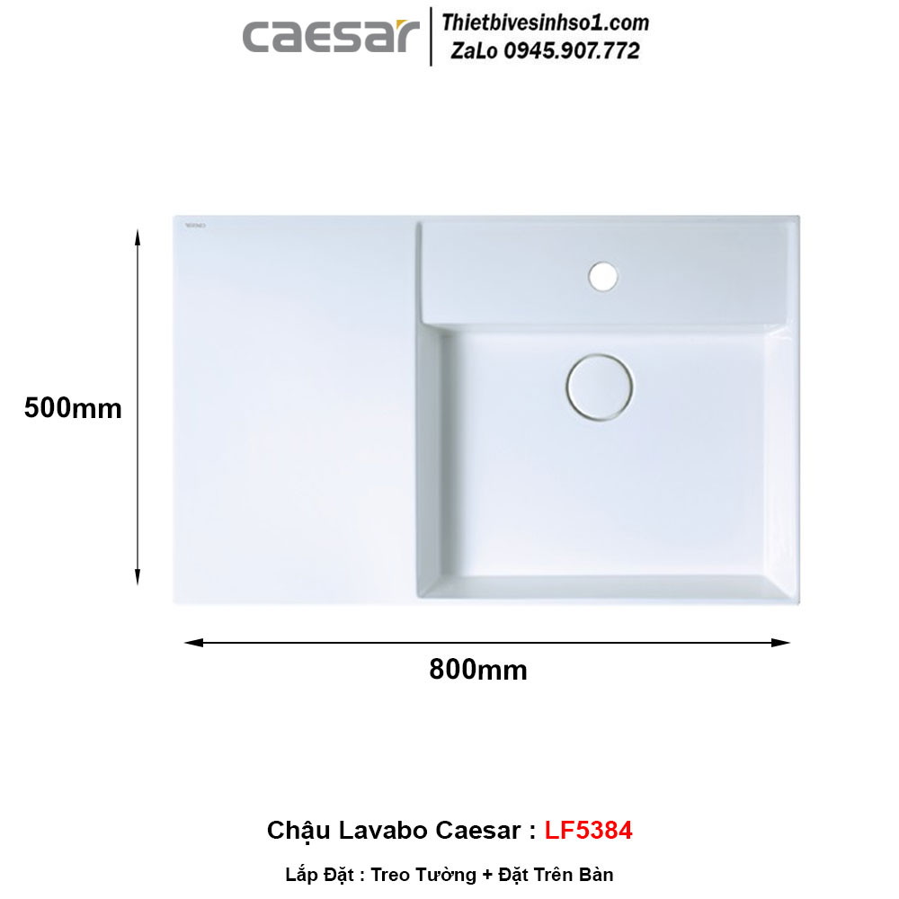 Chậu Lavabo Caesar LF5384