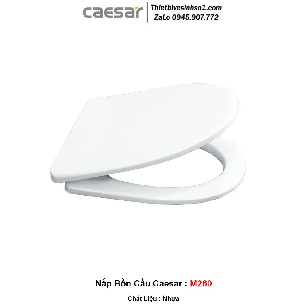 Nắp Bồn Cầu Caesar M260