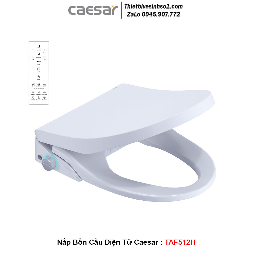 Nắp Bồn Cầu Điện Tử Caesar TAF512H