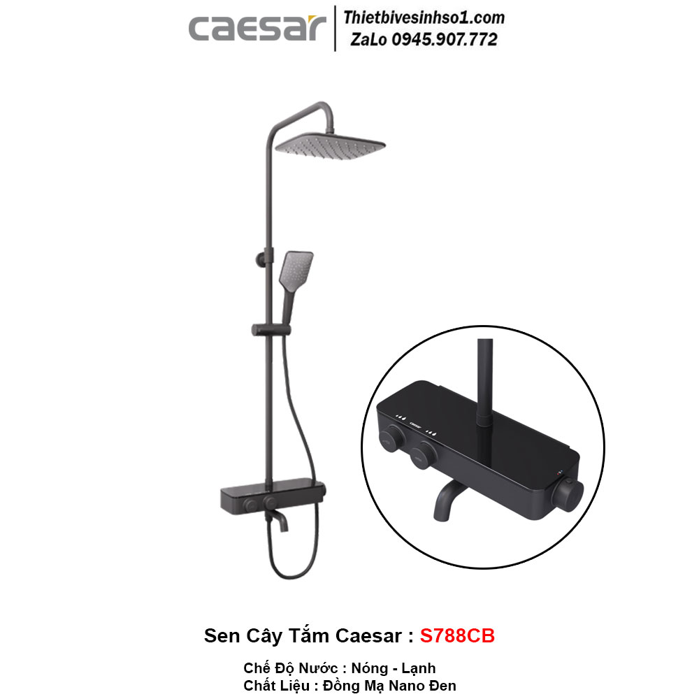 Sen Cây Tắm Chỉnh Nhiệt Caesar S788CB