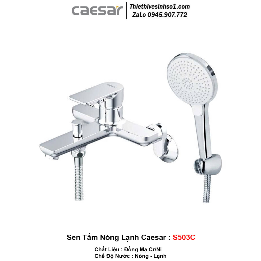 Sen Tắm Nóng Lạnh Caesar S503C