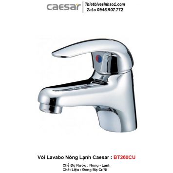 Vòi Lavabo Nóng Lạnh Caesar BT260CU