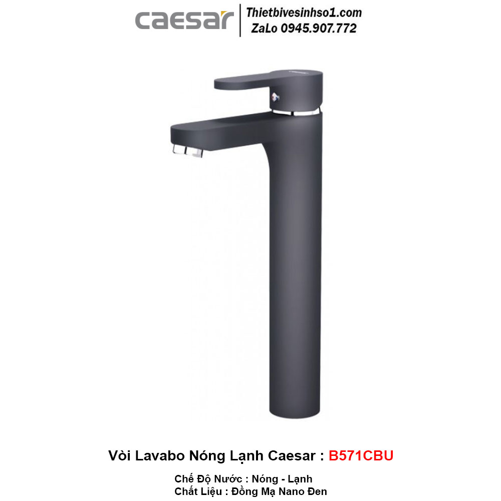 Vòi Lavabo Nóng Lạnh Caesar B571CBU