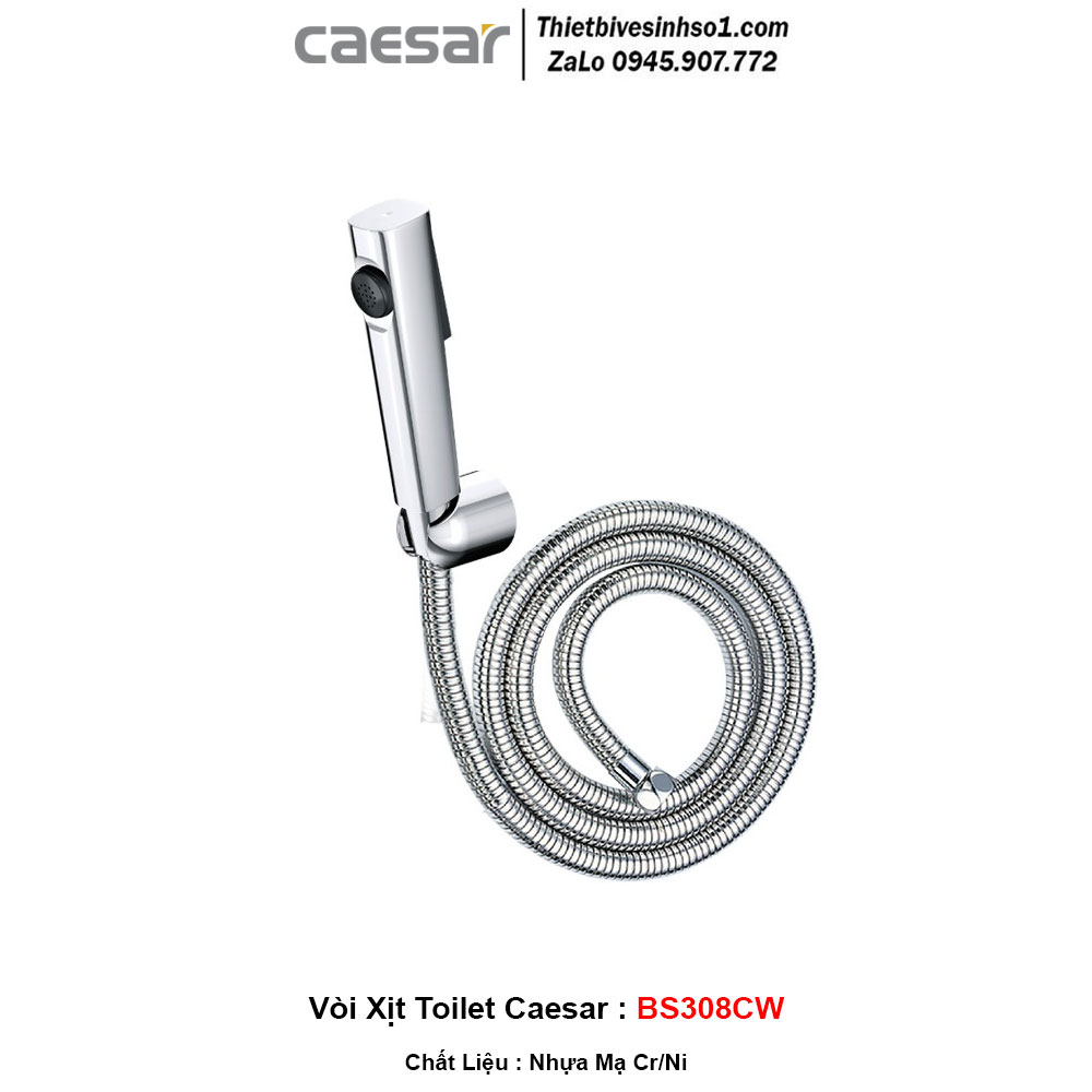Vòi Xịt Toilet Caesar BS308CW