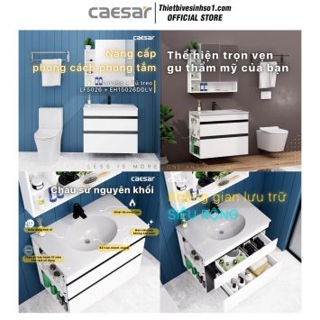 Tủ Chậu Lavabo Caesar LF5026-EH15026DDLV