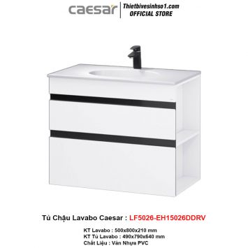 Tủ Chậu Lavabo Caesar LF5026-EH15026DDRV