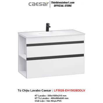 Tủ Chậu Lavabo Caesar LF5028-EH15028DDLV