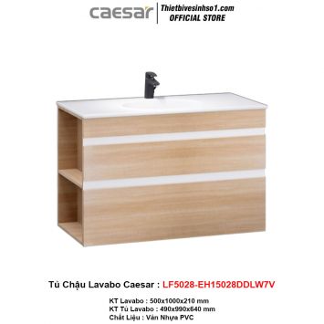 Tủ Chậu Lavabo Caesar LF5028-EH15028DDLW7V