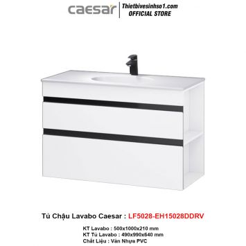 Tủ Chậu Lavabo Caesar LF5028-EH15028DDRV