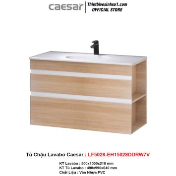 Tủ Chậu Lavabo Caesar LF5028-EH15028DDRW7V