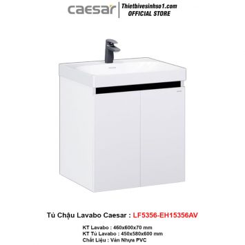 Tủ Chậu Lavabo Caesar LF5356-EH15356AV