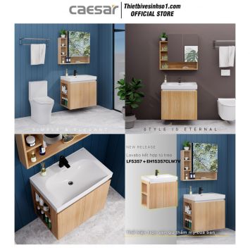Tủ Chậu Lavabo Caesar LF5357-EH15357CLW7V