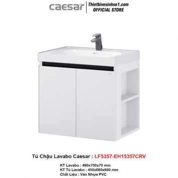 Tủ Chậu Lavabo Caesar LF5357-EH15357CRV