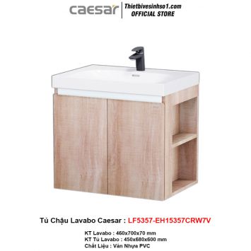 Tủ Chậu Lavabo Caesar LF5357-EH15357CRW7V