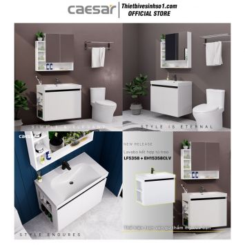 Tủ Chậu Lavabo Caesar LF5358-EH15358CLV