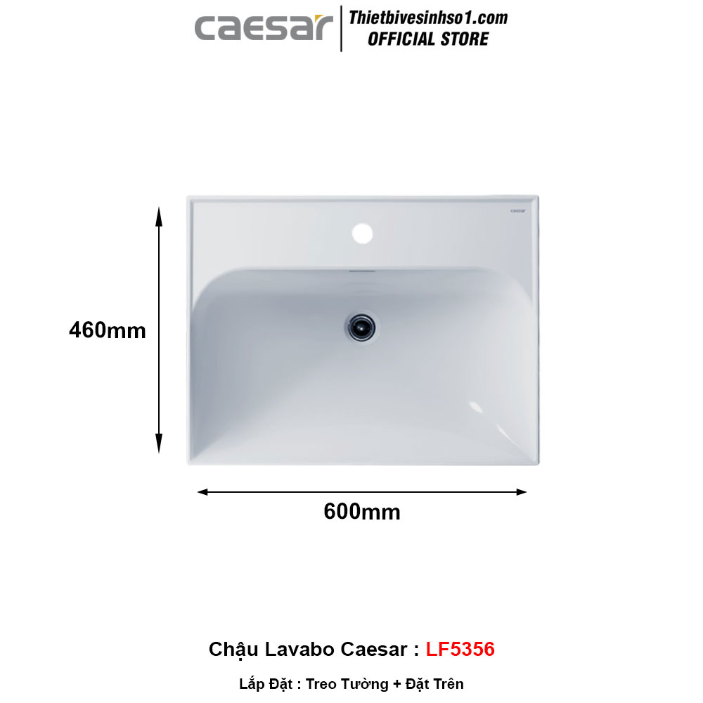 Chậu Lavabo Caesar LF5356