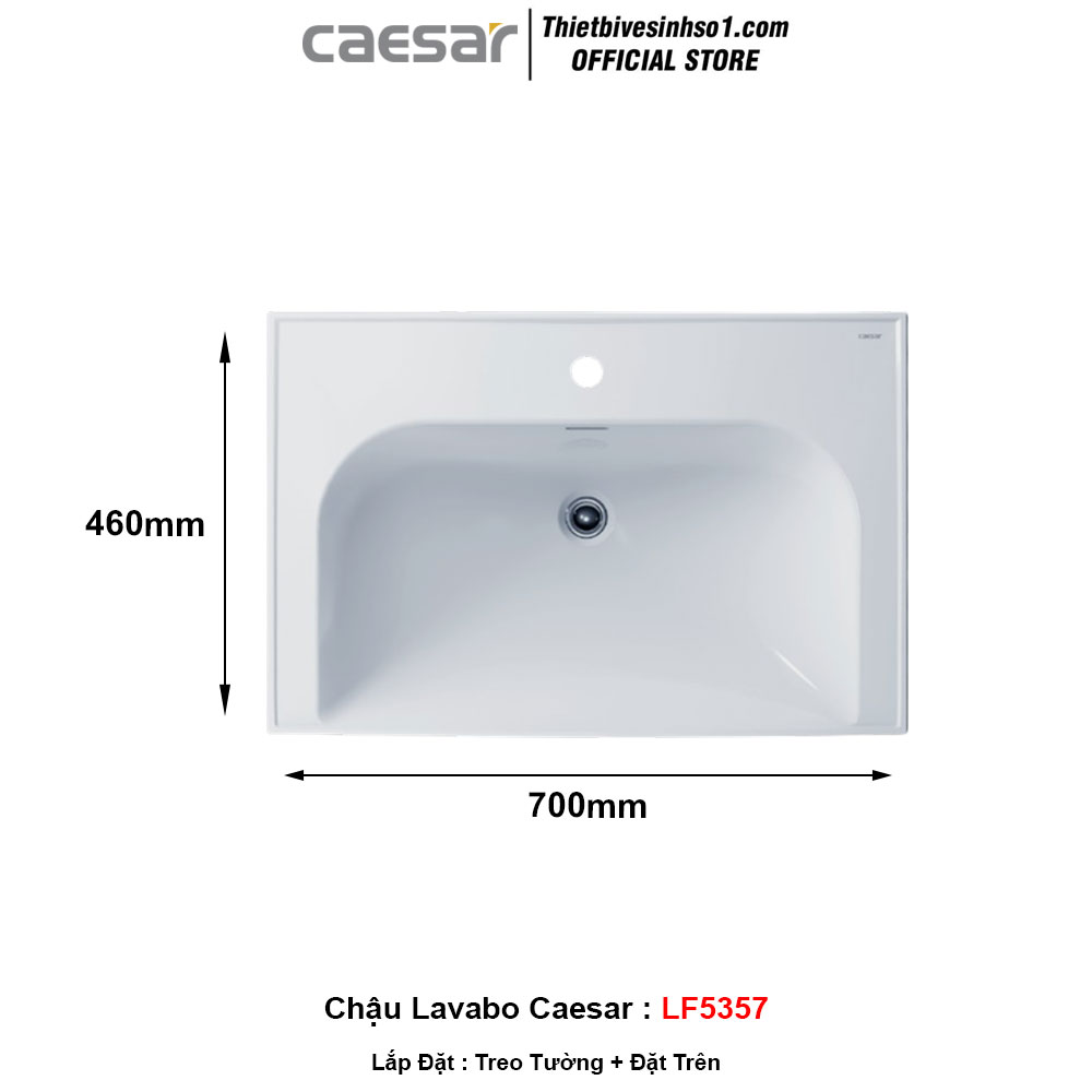 Chậu Lavabo Caesar LF5357