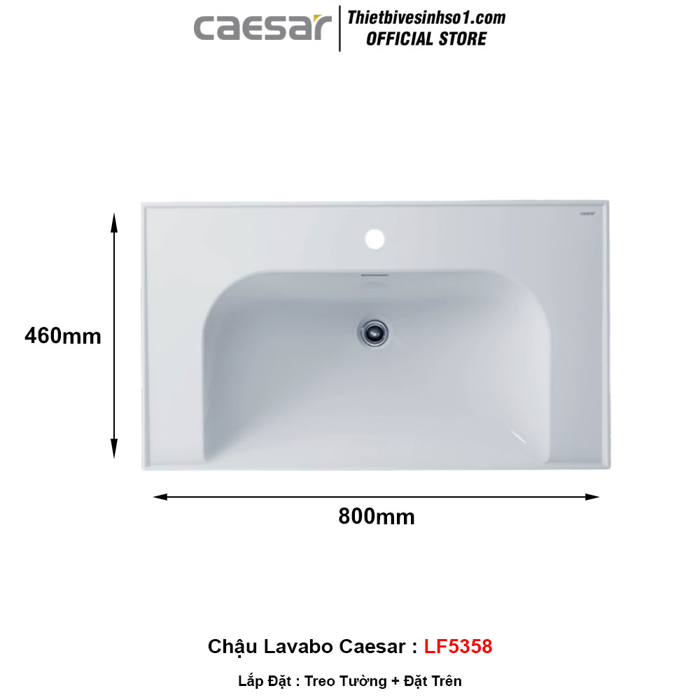 Chậu Lavabo Caesar LF5358
