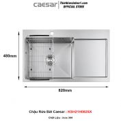 Chậu Rửa Bát Caesar KSH21H082SX