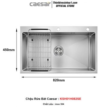 Chậu Rửa Bát Caesar KSH01H082SE