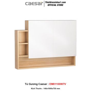 Tủ Gương Caesar EM01100W7V