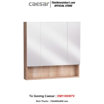 Tủ Gương Caesar EM1180W7V