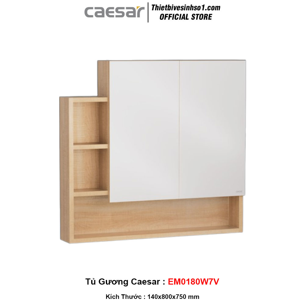 Tủ Gương Caesar EM0180W7V