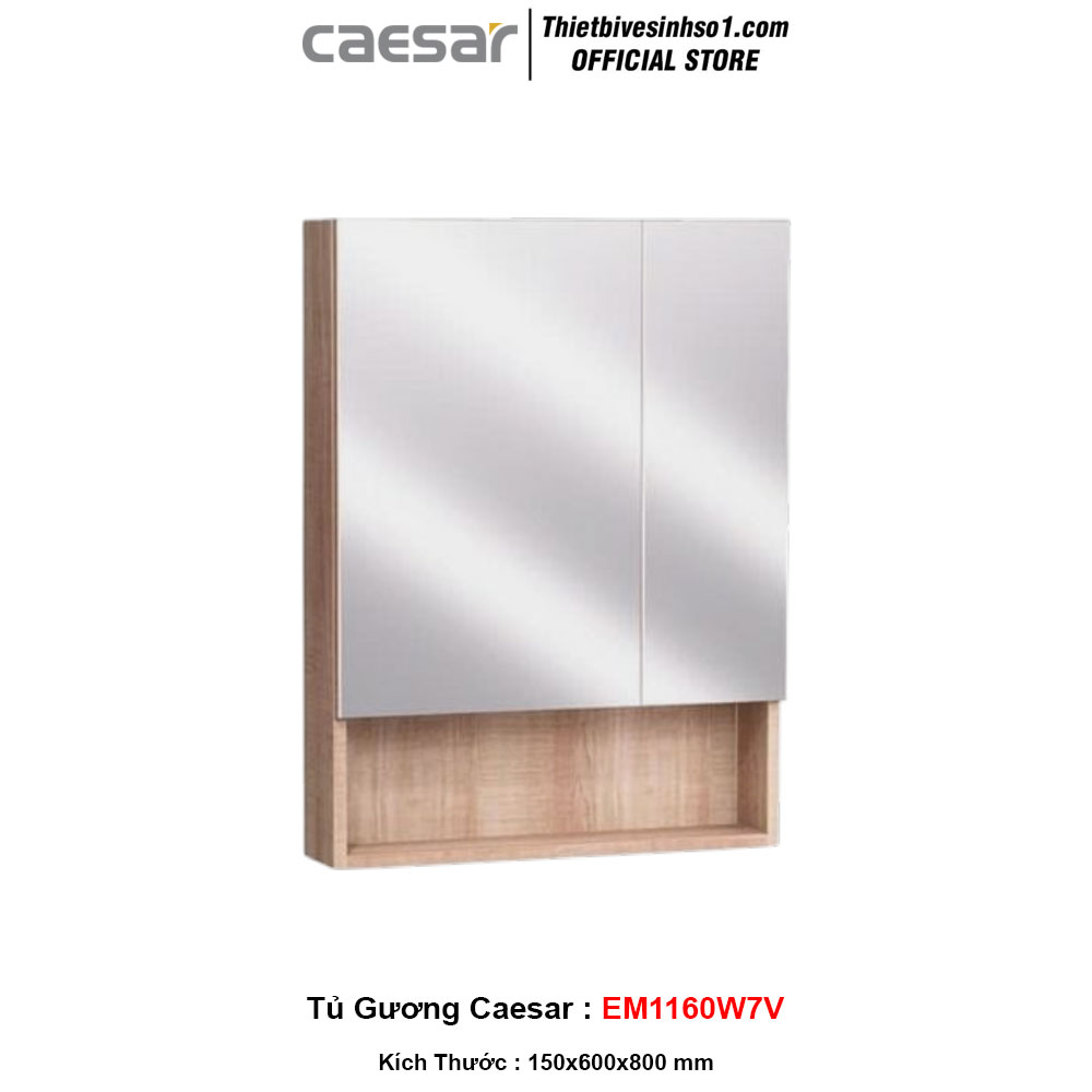 Tủ Gương Caesar EM1160W7V