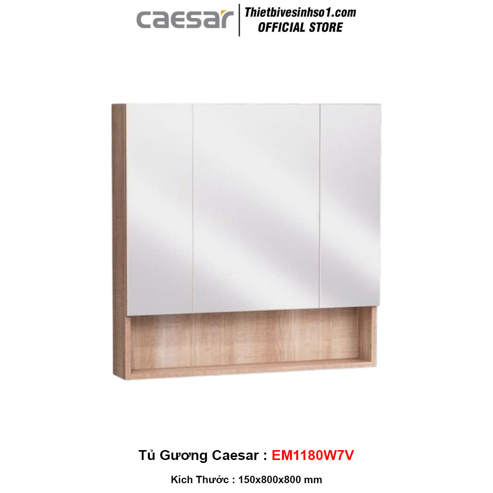 Tủ Gương Caesar EM1180W7V