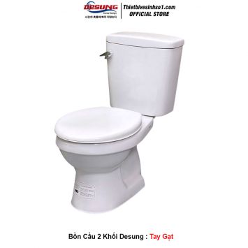 Bồn Cầu 2 Khối Tay Gạt