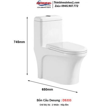 Bồn Cầu Desung DS333
