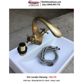 Vòi Lavabo Desung Giả Cổ