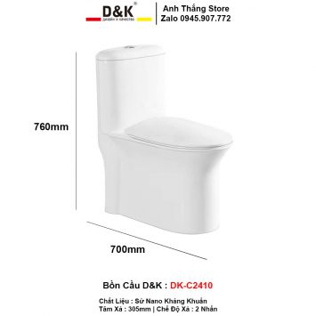 Bồn Cầu D&K DK-C2410