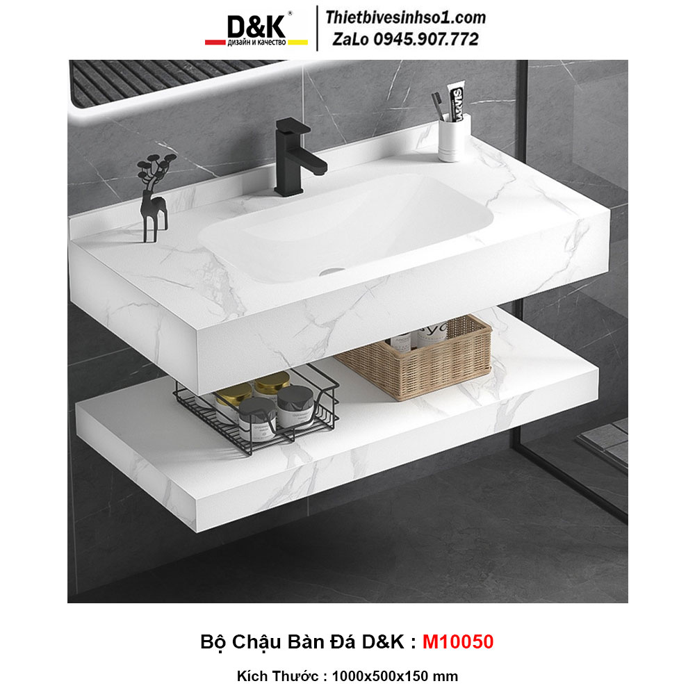 Bộ Chậu Bàn Đá D&K M10050