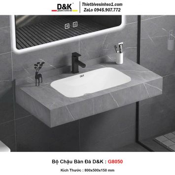 Bộ Chậu Bàn Đá D&K G8050