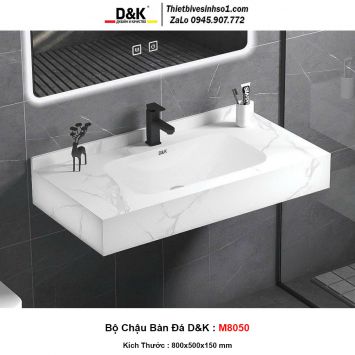 Bộ Chậu Bàn Đá D&K M8050