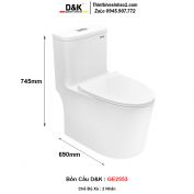 Bồn Cầu D&K GE2553