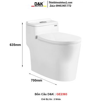 Bồn Cầu D&K GE2393