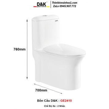 Bồn Cầu D&K GE2410