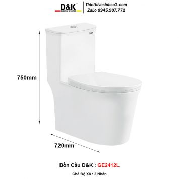 Bồn Cầu D&K GE2412L