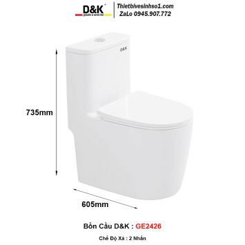 Bồn Cầu D&K GE2426