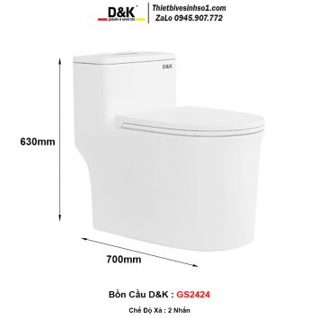 Bồn Cầu D&K GS2424